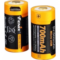 Аккумулятор 16340 Fenix 700 mAh Li-ion с разъемом для USB купить в Нижнем Новгороде