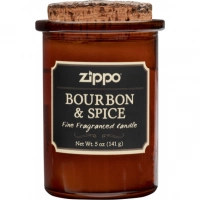 Ароматизированная свеча ZIPPO Bourbon & Spice, воск/хлопок/кора древесины/стекло, 70×100 мм купить в Нижнем Новгороде