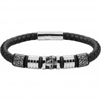 Браслет Zippo Five Charms Leather Bracelet с 5 шармами (22 см) купить в Нижнем Новгороде