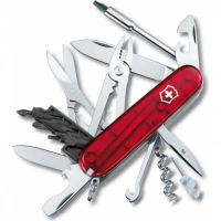 Нож перочинный Victorinox CyberTool, сталь X55CrMo14, рукоять Cellidor®, полупрозрачный красный купить в Нижнем Новгороде