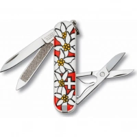 Нож перочинный Victorinox Edelweiss 0.6203.840 58мм 7 функций дизайн рукояти Эдельвейс купить в Нижнем Новгороде