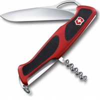 Нож перочинный Victorinox RangerGrip 63, сталь X55CrMo14, рукоять полиамид, красно-чёрный купить в Нижнем Новгороде