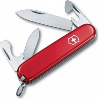 Нож перочинный Victorinox Recruit, сталь X55CrMo14, рукоять Cellidor®, красный купить в Нижнем Новгороде