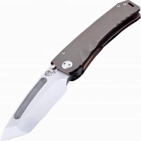 Нож складной Medford Marauder Tanto, сталь D2 Tool Steel, рукоять титановый сплав, бронзовый купить в Нижнем Новгороде