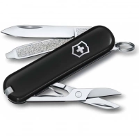 Нож Victorinox Classic SD Colors, Dark Illusion (0.6223.3G) чёрный, 7 функций 58мм купить в Нижнем Новгороде