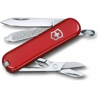 Нож Victorinox Classic SD Colors, Style Icon (0.6223.G) красный, 7 функций 58мм купить в Нижнем Новгороде