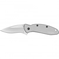 Складной полуавтоматический нож KERSHAW SCALLION, сталь 420HC, рукоять Stainless Steel купить в Нижнем Новгороде