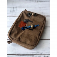 Сумка для 11 складных ножей Knife to meet you BAG-NEC, коричневая купить в Нижнем Новгороде