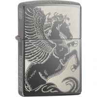 Зажигалка ZIPPO Classic Пегас с покрытием Black Ice® купить в Нижнем Новгороде