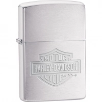 Зажигалка ZIPPO Harley-Davidson®, латунь/сталь с покрытием Brushed Chrome, серебристая, 36х12×56 мм купить в Нижнем Новгороде