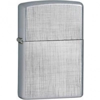 Зажигалка ZIPPO Linen Weave с покрытием Brushed Chrome, латунь/сталь, серебристая, матовая, 36x12x56 мм купить в Нижнем Новгороде