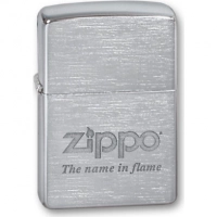 Зажигалка ZIPPO Name in flame, латунь с покрытием Brushed Chrome, серебристый, матовая, 36х12×56 мм купить в Нижнем Новгороде