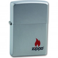 Зажигалка ZIPPO Satin Chrome, латунь с ник.-хром. покрыт., серебр., матовая, 36х56х12 мм купить в Нижнем Новгороде