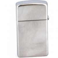 Зажигалка ZIPPO Slim® с покрытием Satin Chrome™, латунь/сталь, серебристая, матовая, 30х10×55 мм купить в Нижнем Новгороде